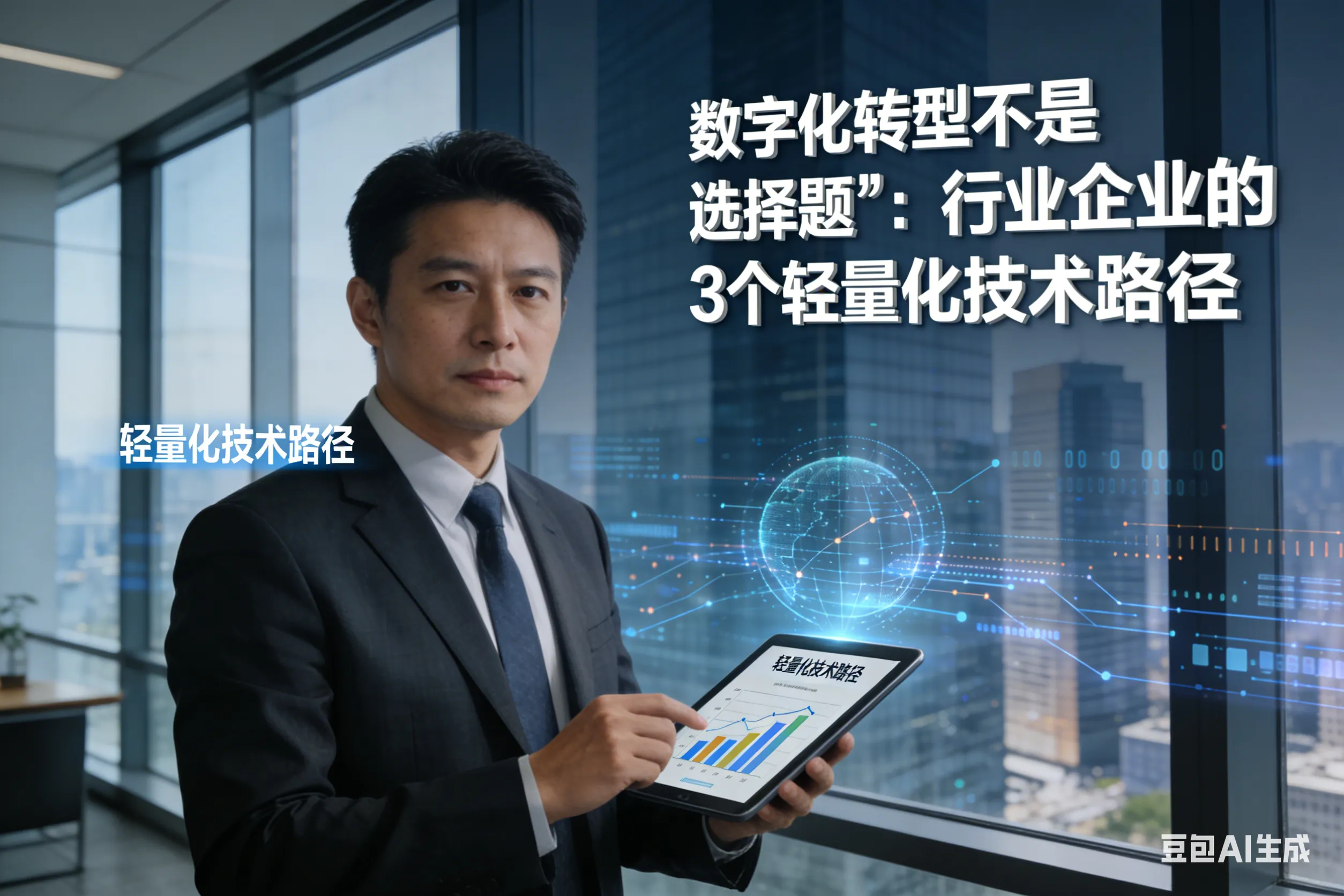 数字化转型不是“选择题”：建筑工程业企业的3个轻量化技术路径